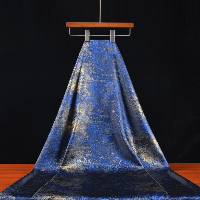 Retro Blue Gilded Gradient Tex - Home Textiles & Decorations review and price
