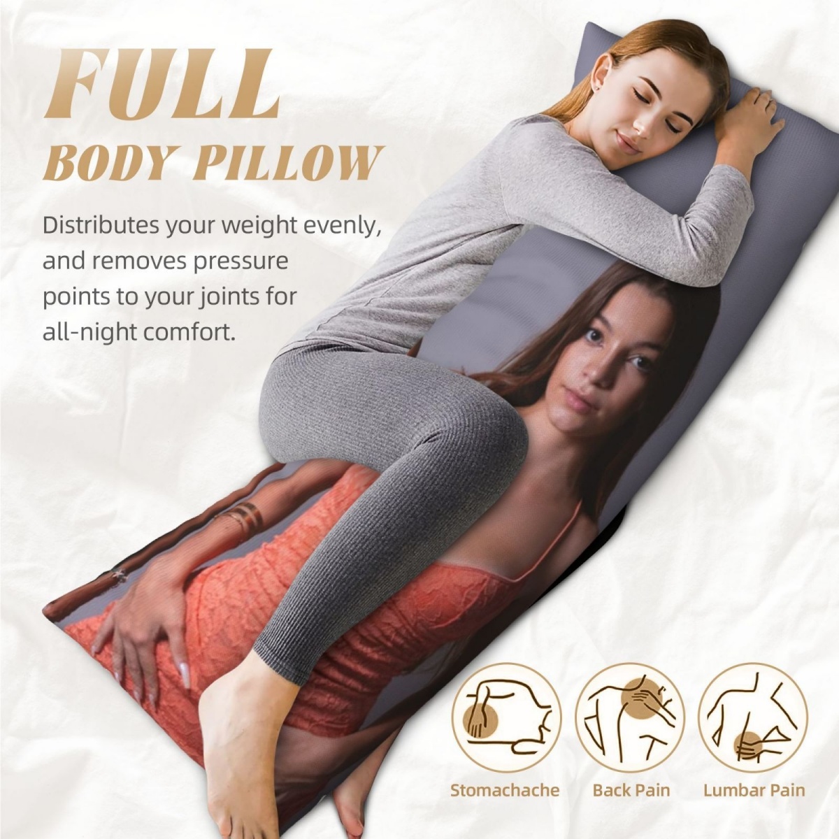 1 Custom Photo Body Pillowcase - Home Textiles & Decorations review and price